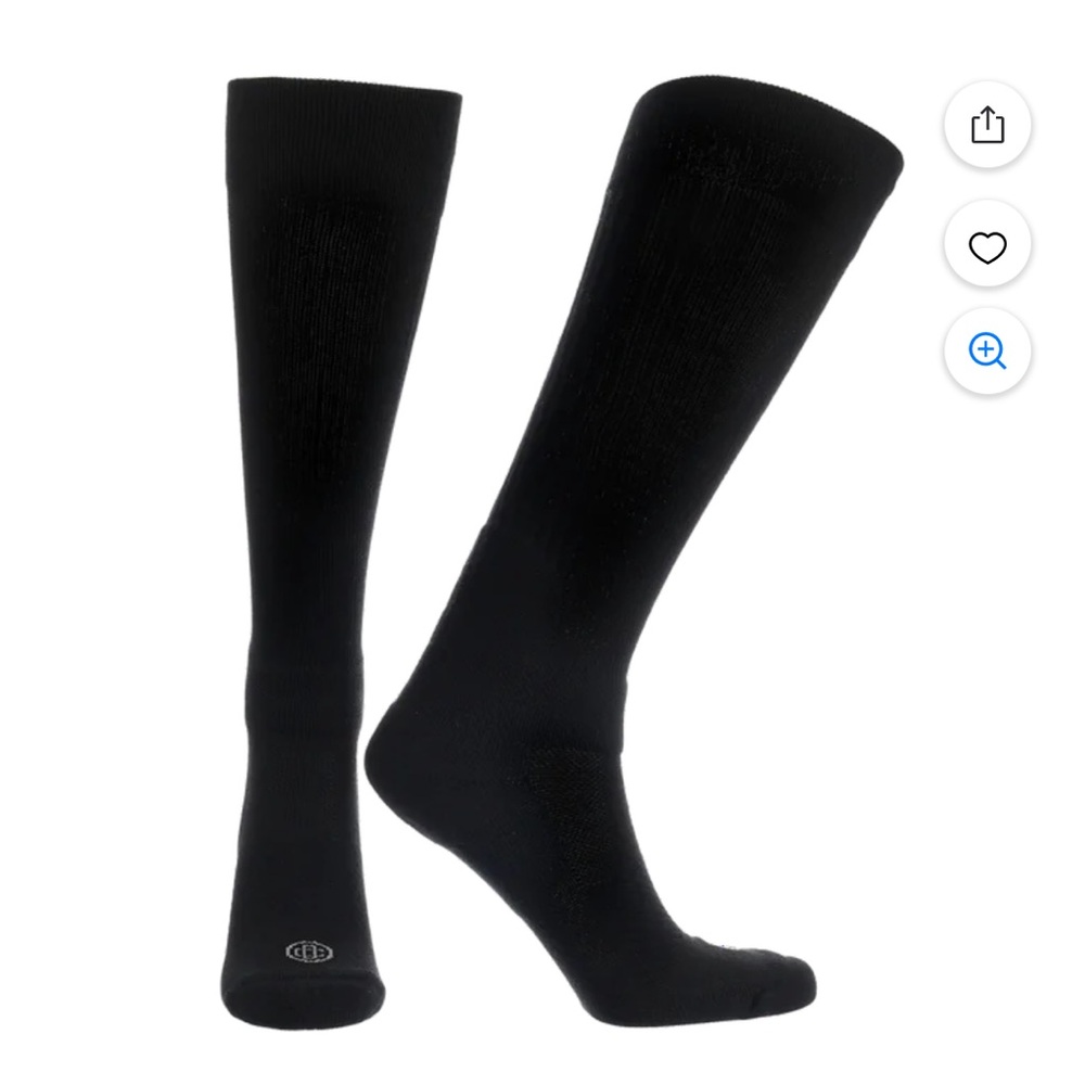 NEVER WORN 2 pairs of Amazon Black Athletic Compression Socks
